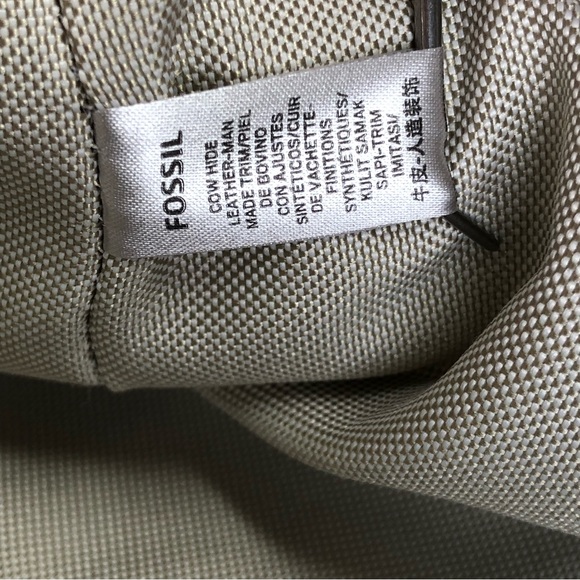 Fossil Rachel Satchel Color Block Blue Leather Handbag - Picture 10 of 13